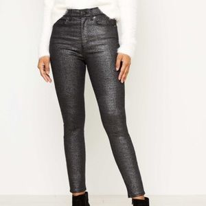 Loft slim pockets shimmer jeans